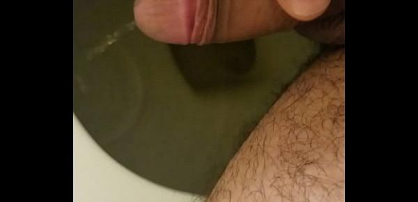  23 year old likes to piss in the toilet
